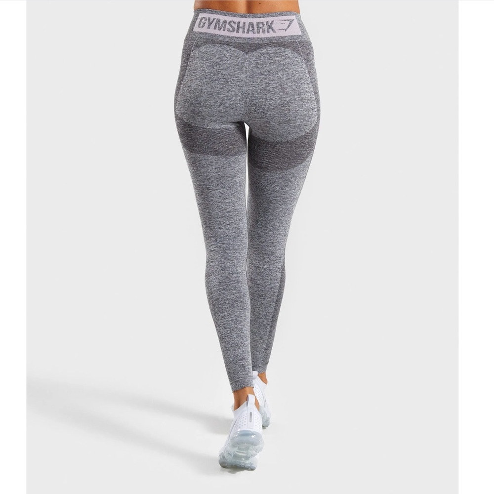 Gymshark Flex High Waisted Leggings Pink & Gray